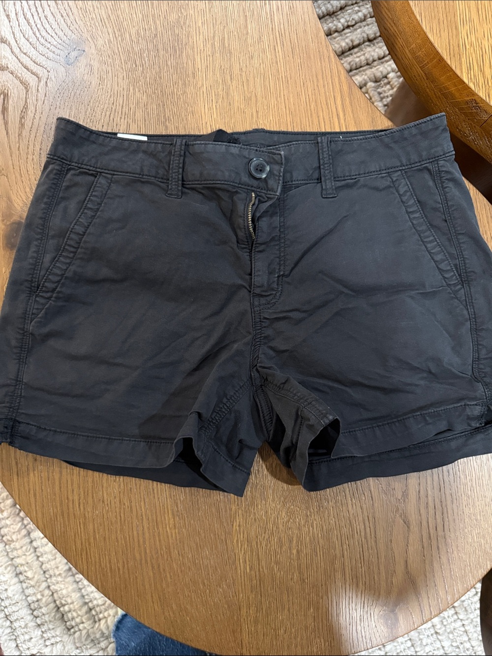 American eagle black shorts